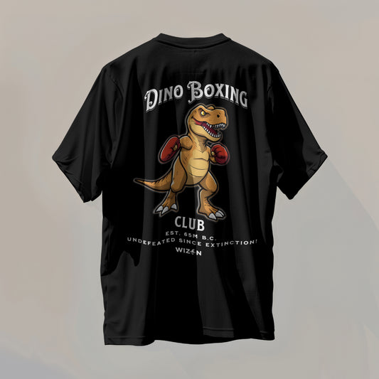 Dino Boxing |  Premium 280 GSM Terry Cotton Tee